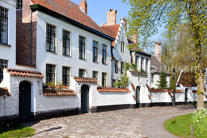 Beguinage 'De Wijngaard'建筑，比利时布鲁日